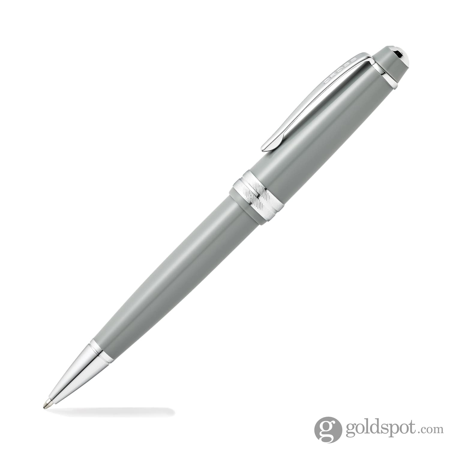Premium Cross Bailey Light Ballpoint Pen - Polished Gray Resin - Smooth Writing for Office, School & Business Gifts - Elegant Everyday Carry Pen for Professionals & Students