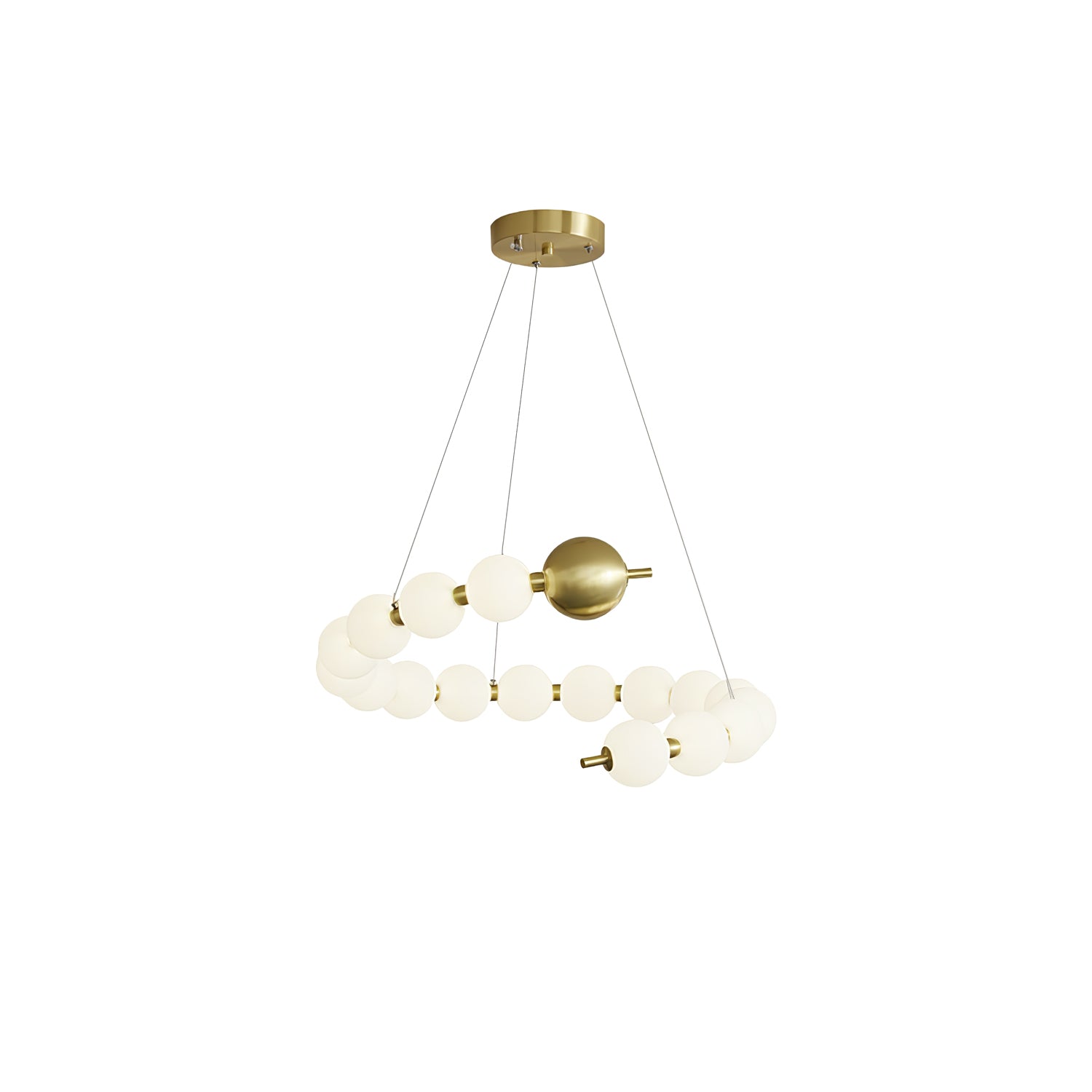 Brass & White