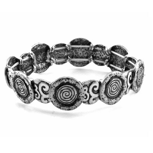 Boho & Swirl Bracelet for Women - Handmade Beaded Boho Jewelry - Trendy Stackable Bracelets for Everyday Wear & Festival Outfits