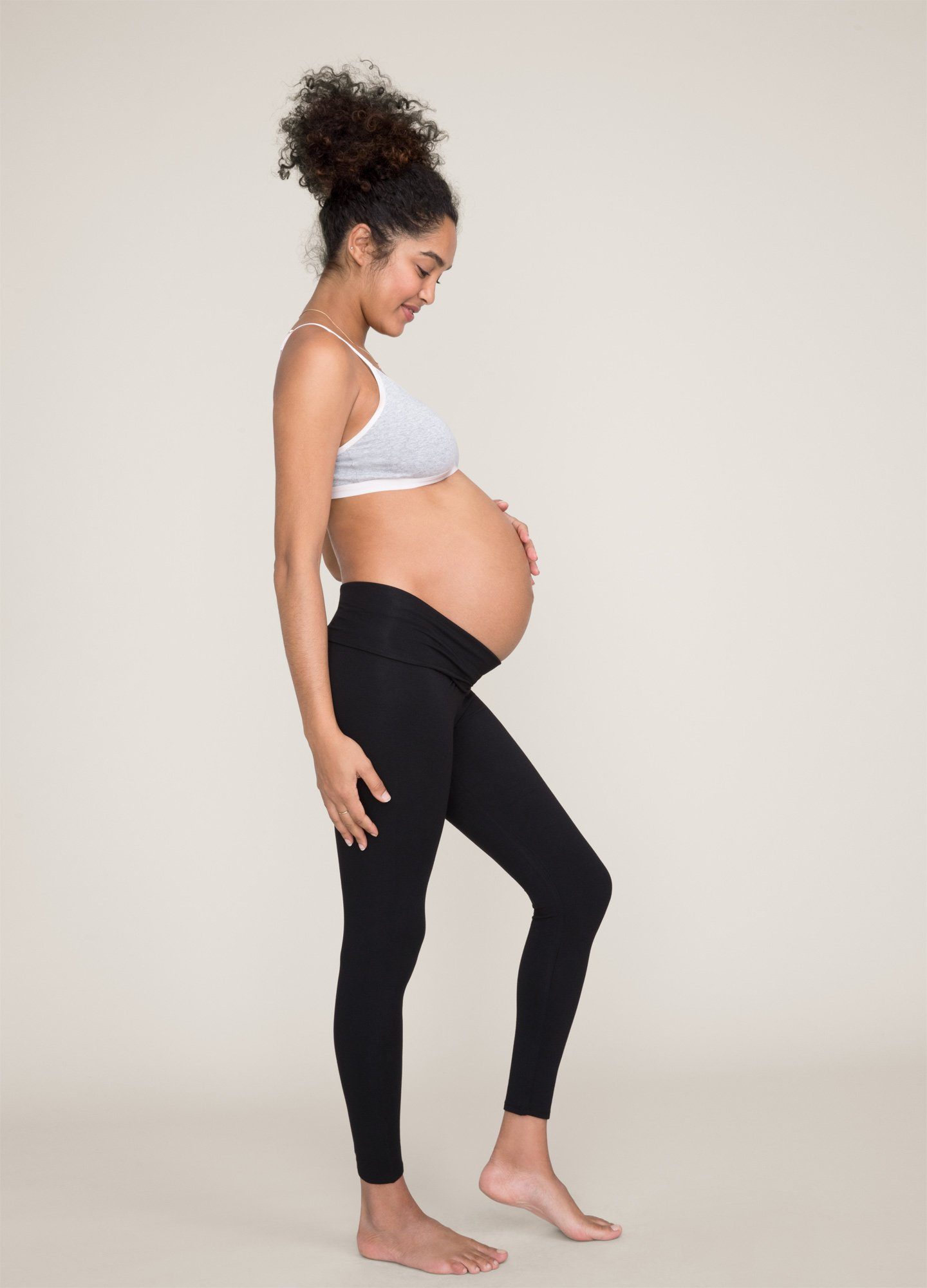 Ultra-Soft Maternity Leggings for Before, During & After Pregnancy - Comfortable Stretchy Yoga Pants for Workouts, Lounge & Everyday Wear