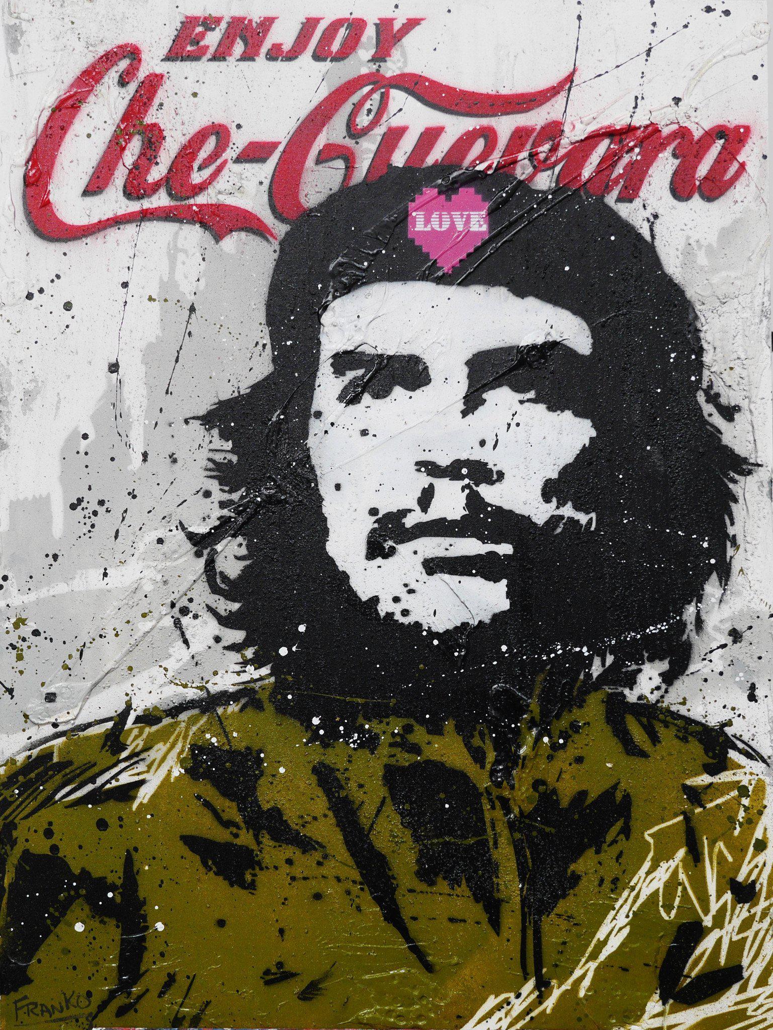 Che Guevara Pop Art Painting - 75cm x 100cm Canvas Wall Decor - Perfect for Living Room, Bedroom, Office & Dormitory