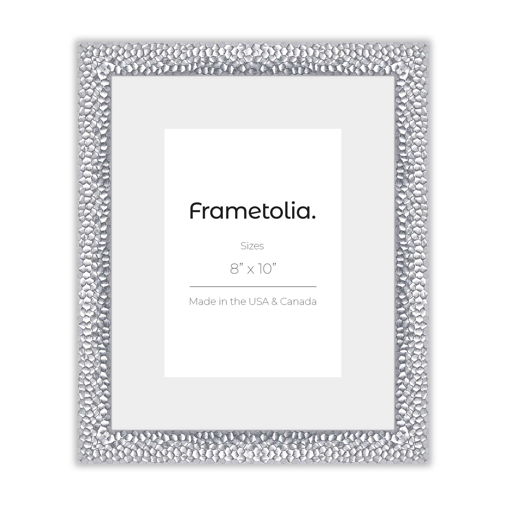 Handmade Hammered Silver Picture Frame - Customizable Photo Display for Wall Decor, Wedding Gifts & Home Interior Design