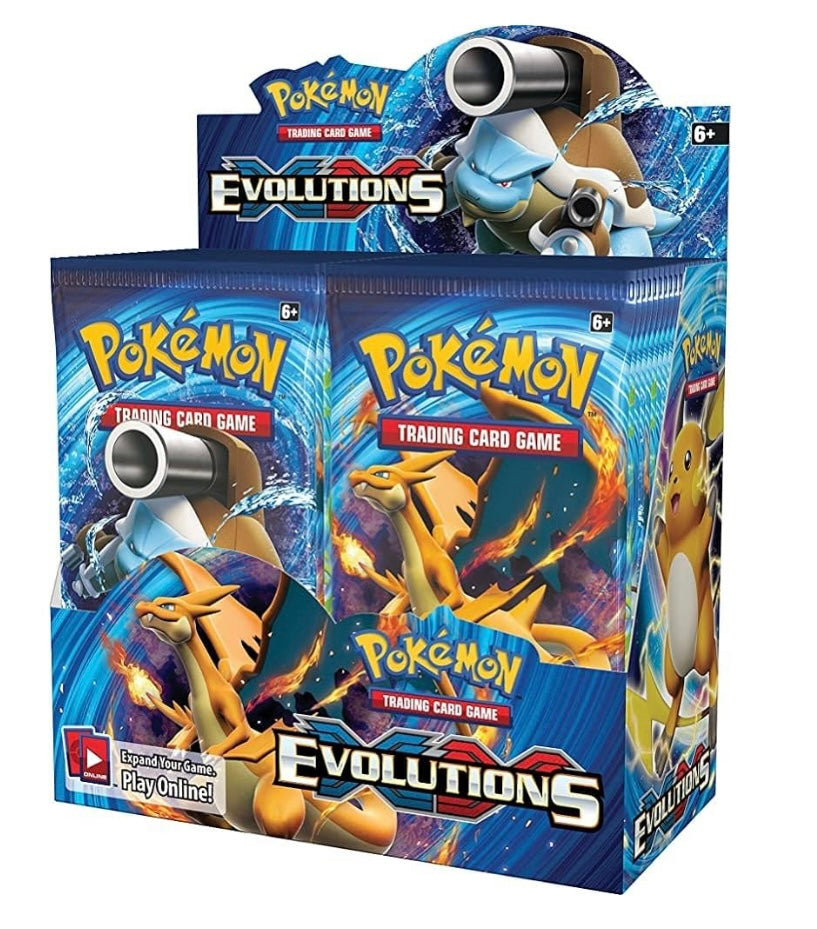 Pokemon XY Evolutions Booster Box - 36 Packs of Trading Cards for Collectors & Players - Perfect for Battles, Trading & Display