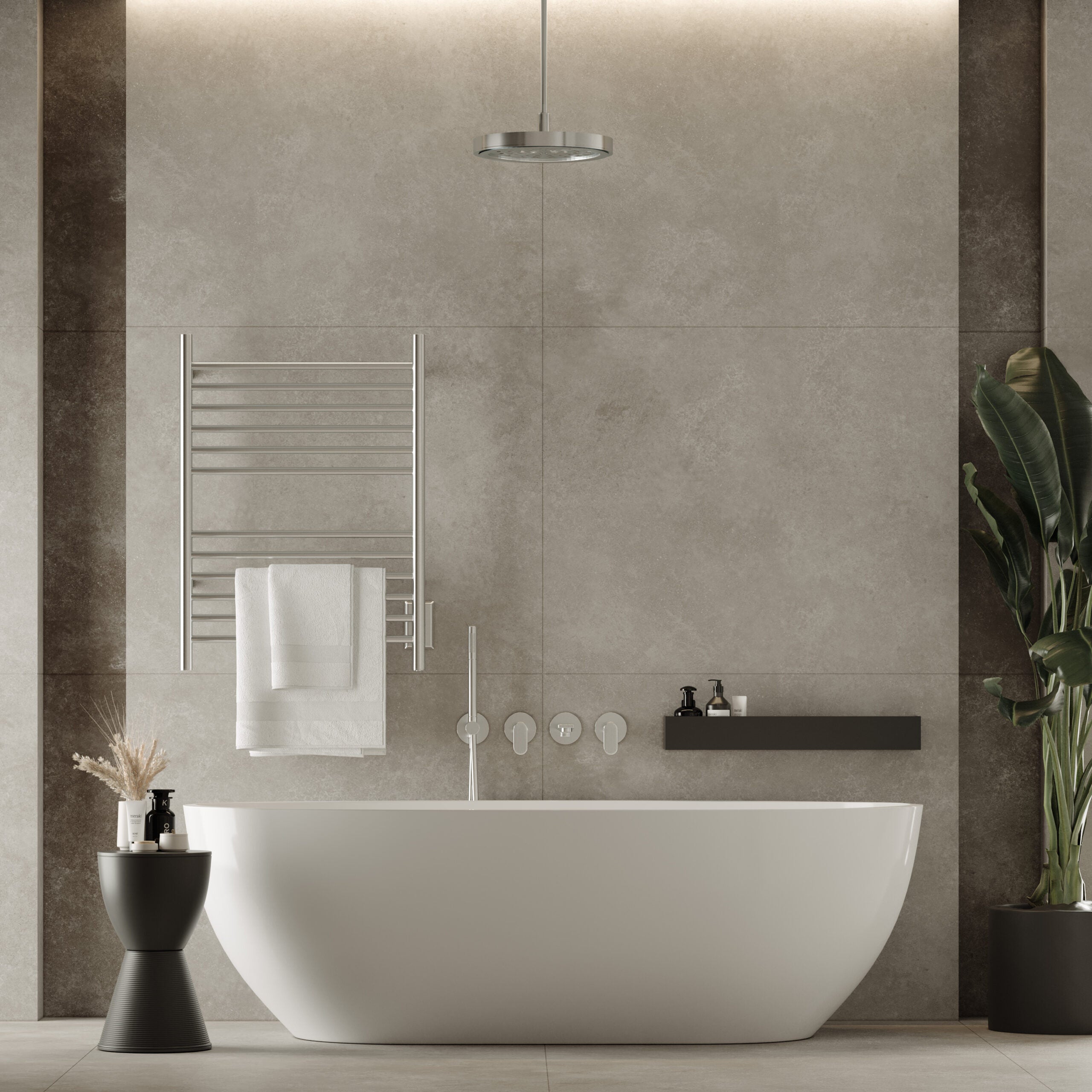 Amba Cape 2332 12 Straight Bar Hardwired and Plug-In Towel Warmer - 23.87