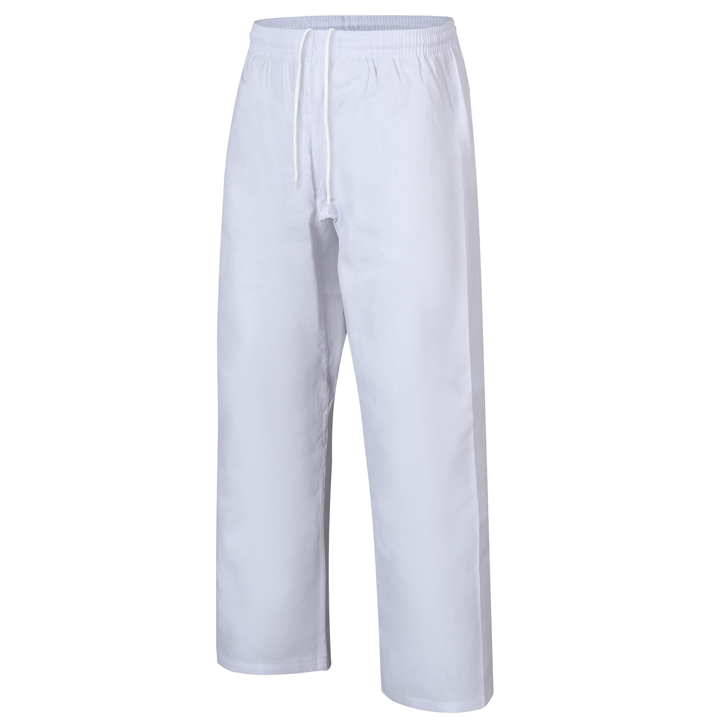 Knockout Fight Gear Karate Pants for Kids & Adults - Middle Weight Training Pants for Martial Arts, Taekwondo & MMA Practice - Perfect for Dojo Training and Competition