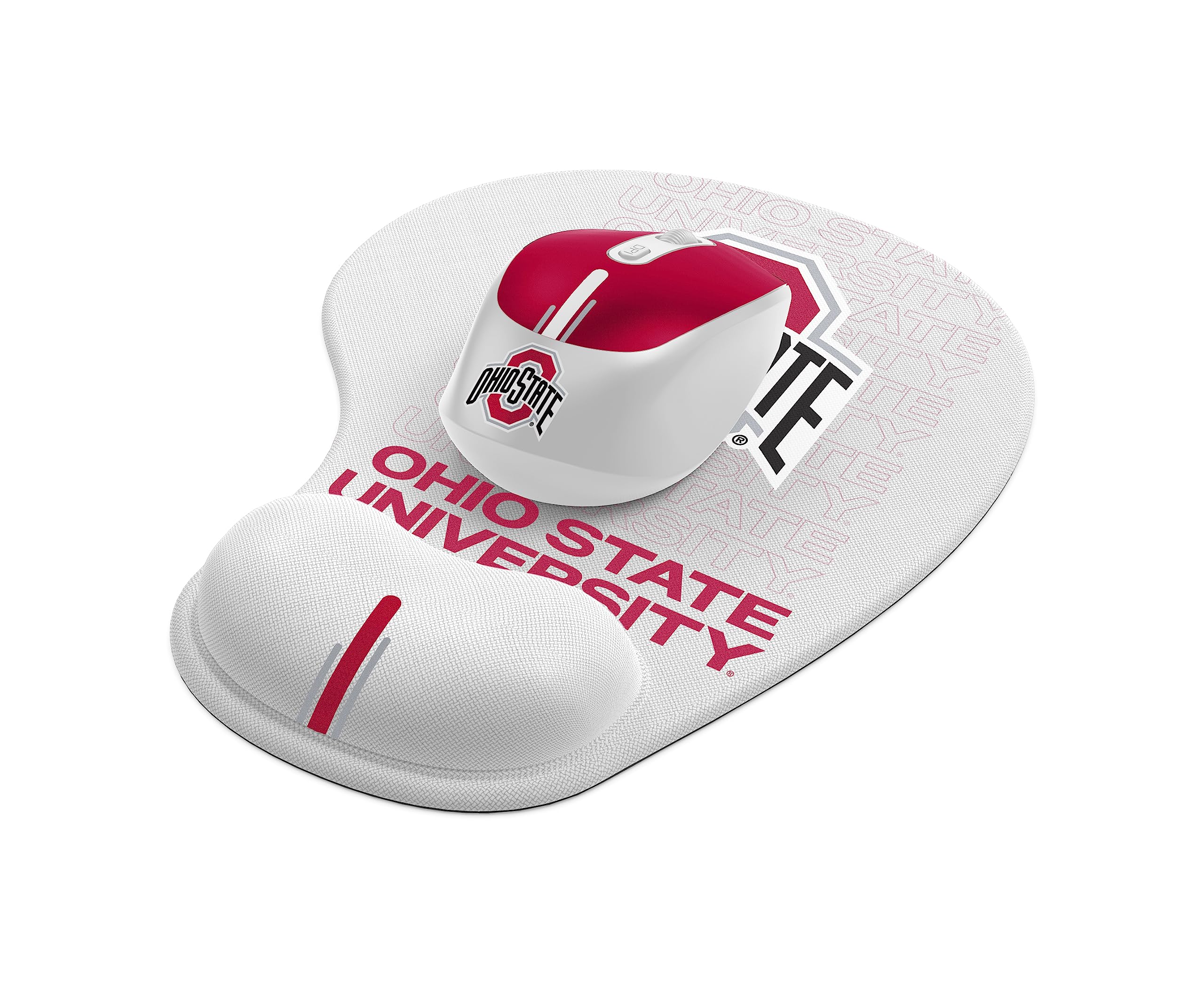 SOAR NCAA Unisex Wireless Mouse with Mouse Pad - Ergonomic Bluetooth Computer Mouse for Laptop, PC, Mac - Perfect for Gaming, Office Work & College Dorm Setup