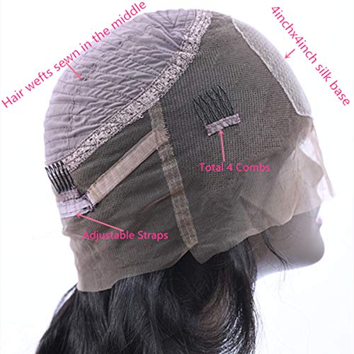 Enoya 360 Lace Front Wigs Human Hair - Brazilian Virgin Hair Loose Wave 200% Density Wig with Baby Hair & Silk Top (18 Inch) for Black Women | Perfect for Daily Wear, Parties & Special Occasions