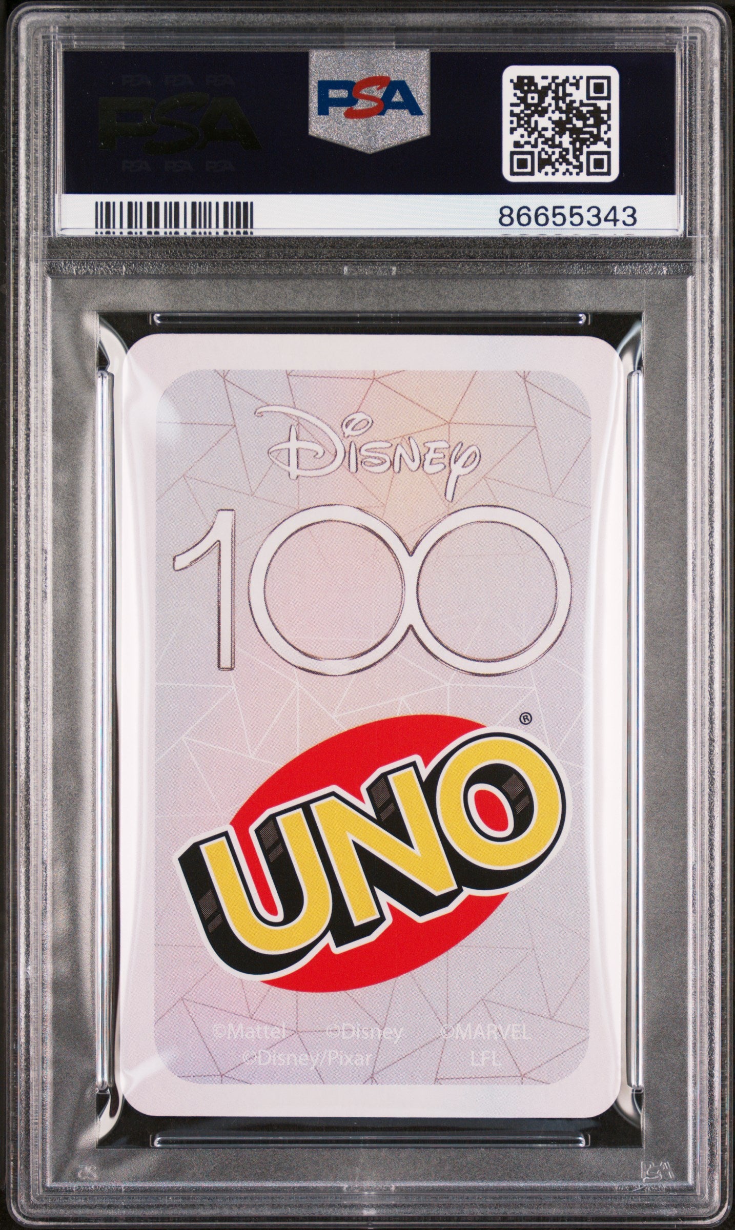 2023 UNO Disney 100 Cinderella Blue Card Game - PSA 9 Graded Collectible - Perfect for Disney Fans, Card Collectors & Family Game Nights