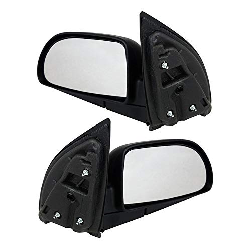 New Pair of Power Door Mirrors Compatible with 2005-2006 Chevrolet Equinox - OEM 15873077 15873076 25841230 Replacement - Perfect for Parking Safety & Blind Spot Visibility
