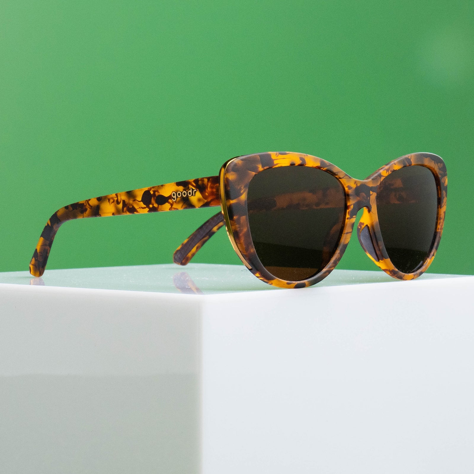 Goodr The Catwalk's Meow Sunglasses - Stylish Cat Eye Shades for Women | UV Protection & Polarized Lenses | Perfect for Running, Driving & Outdoor Activities