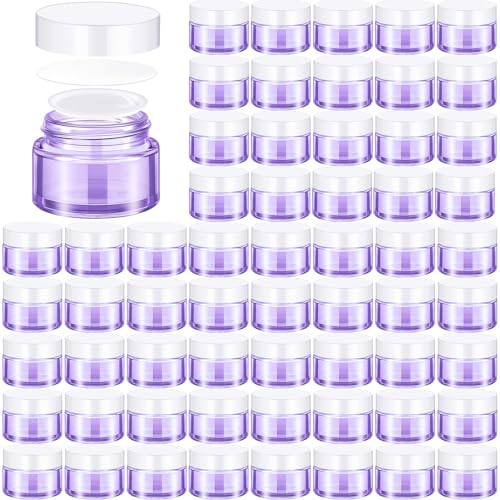 Light Purple, White Lids