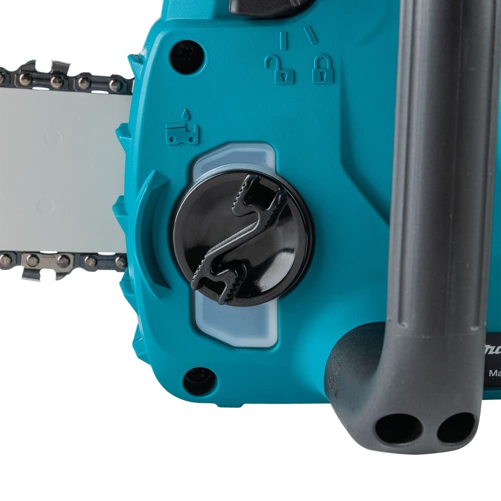 Makita XCU11SM1 18V LXT® Brushless Cordless Chainsaw Kit with 14-Inch Bar & 4.0Ah Battery - Lightweight Electric Chainsaw for Tree Trimming, Wood Cutting, and Yard Maintenance