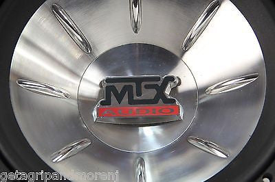 MTX Thunder6000 T6124A 12-Inch 4 Ohm Component Subwoofer - Pair of 2 for Car Audio & Home Theater Bass Enhancement