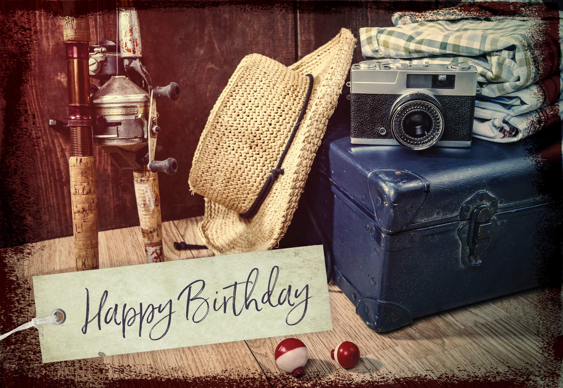 Vintage Birthday Greeting Cards - Set of 12 Elegant Boxed Cards for Special Occasions | Perfect for Anniversaries, Thank You Notes & Party Invitations