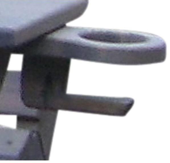 Premium Pressure-Treated Pine Cup Holder for Outdoor Furniture - Durable & Weather-Resistant - Perfect for Patio, Deck, and Garden Use