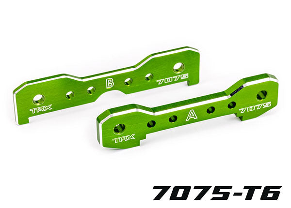 High-Performance Aluminum Front Tie Bars - Green - Perfect for Car Suspension & Chassis Reinforcement - Ideal for Racing, Off-Road & Performance Upgrades