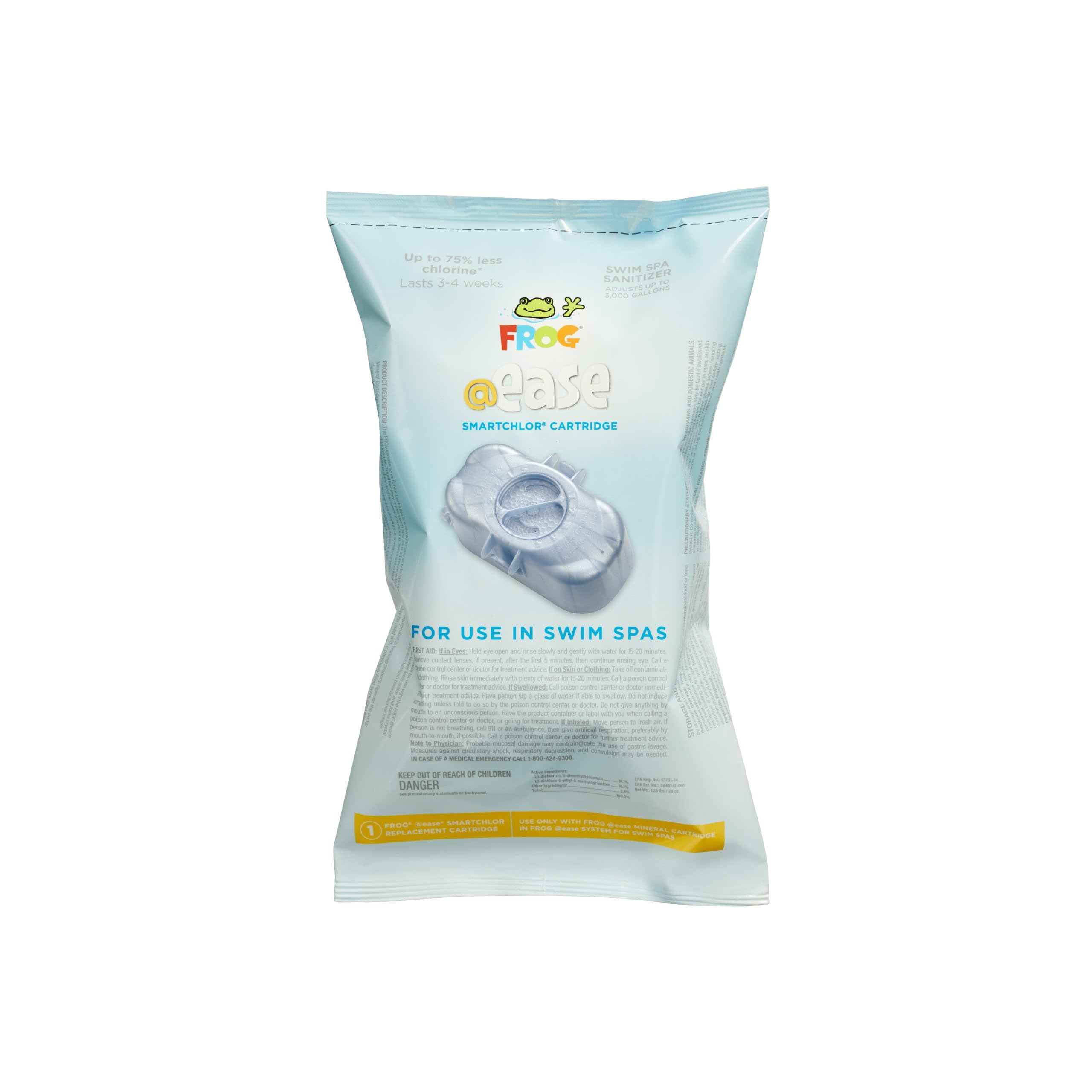 FROG @Ease Sanitizing System for Swim Spas - Complete Water Sanitizer with SmartChlor Replacement Cartridge & FROG Maintain | Easy Pool & Hot Tub Maintenance for Crystal Clear Water