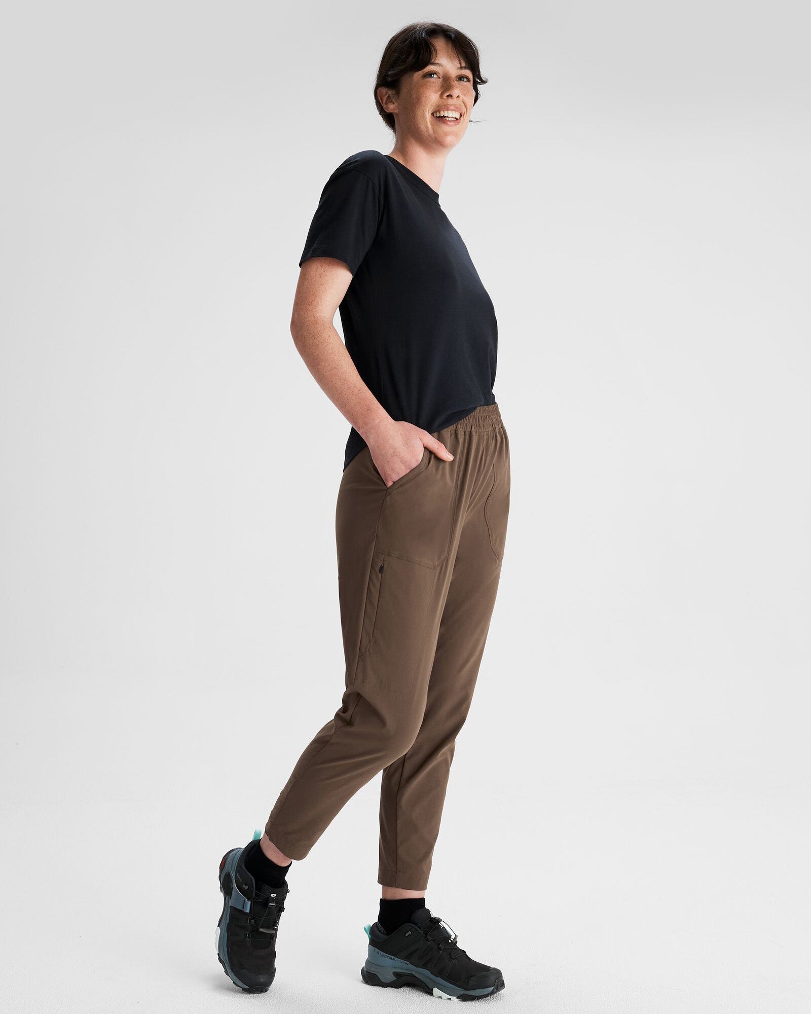 Women's Miro Tapered Pants - High Waist Slim Fit Casual Work Pants for Office & Travel | Comfortable Stretch Fabric for Everyday Wear
