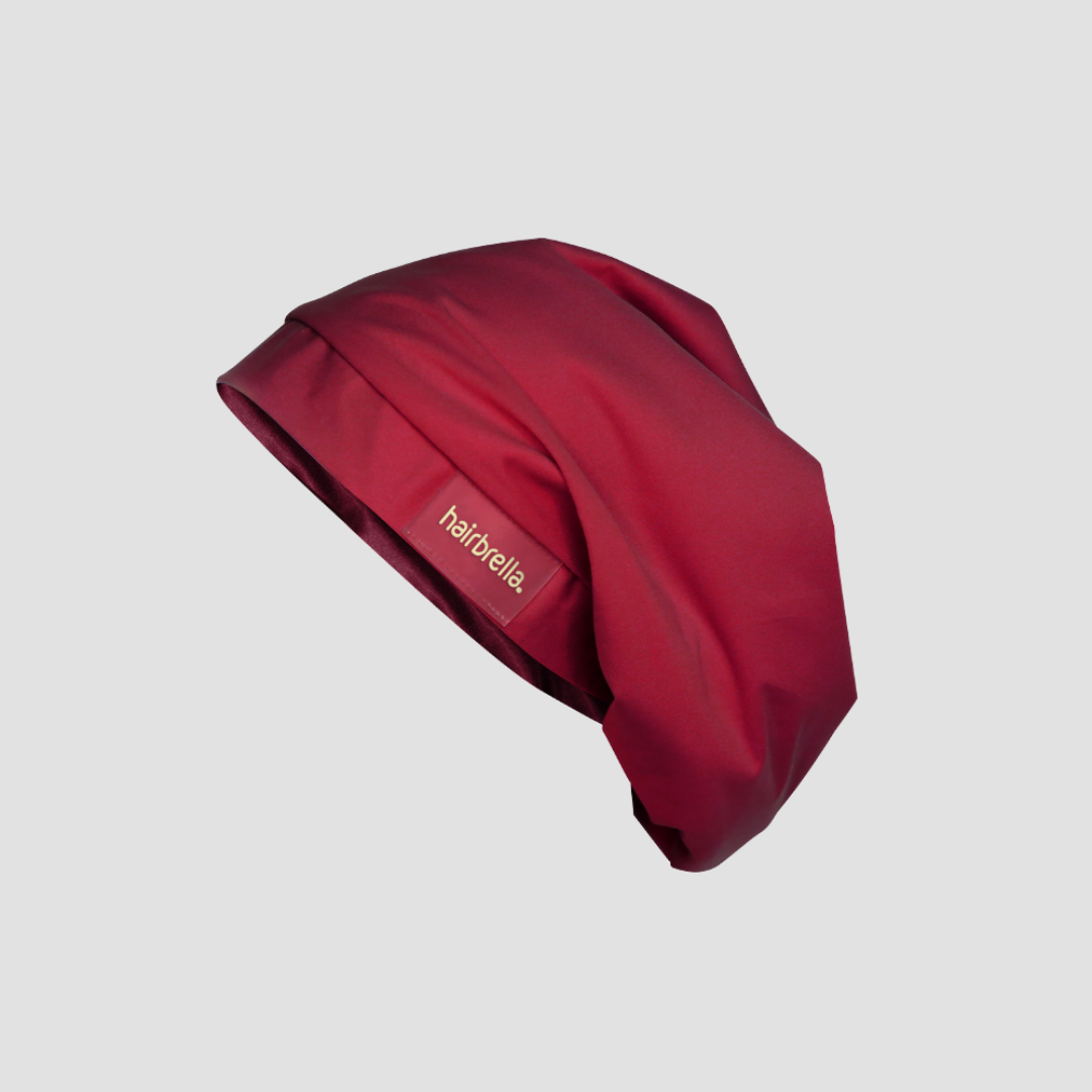 Hairbrella Lite Satin Lined Rain Hat for Women - Waterproof Hair Protection Hat for Rainy Days, Commuting & Outdoor Activities