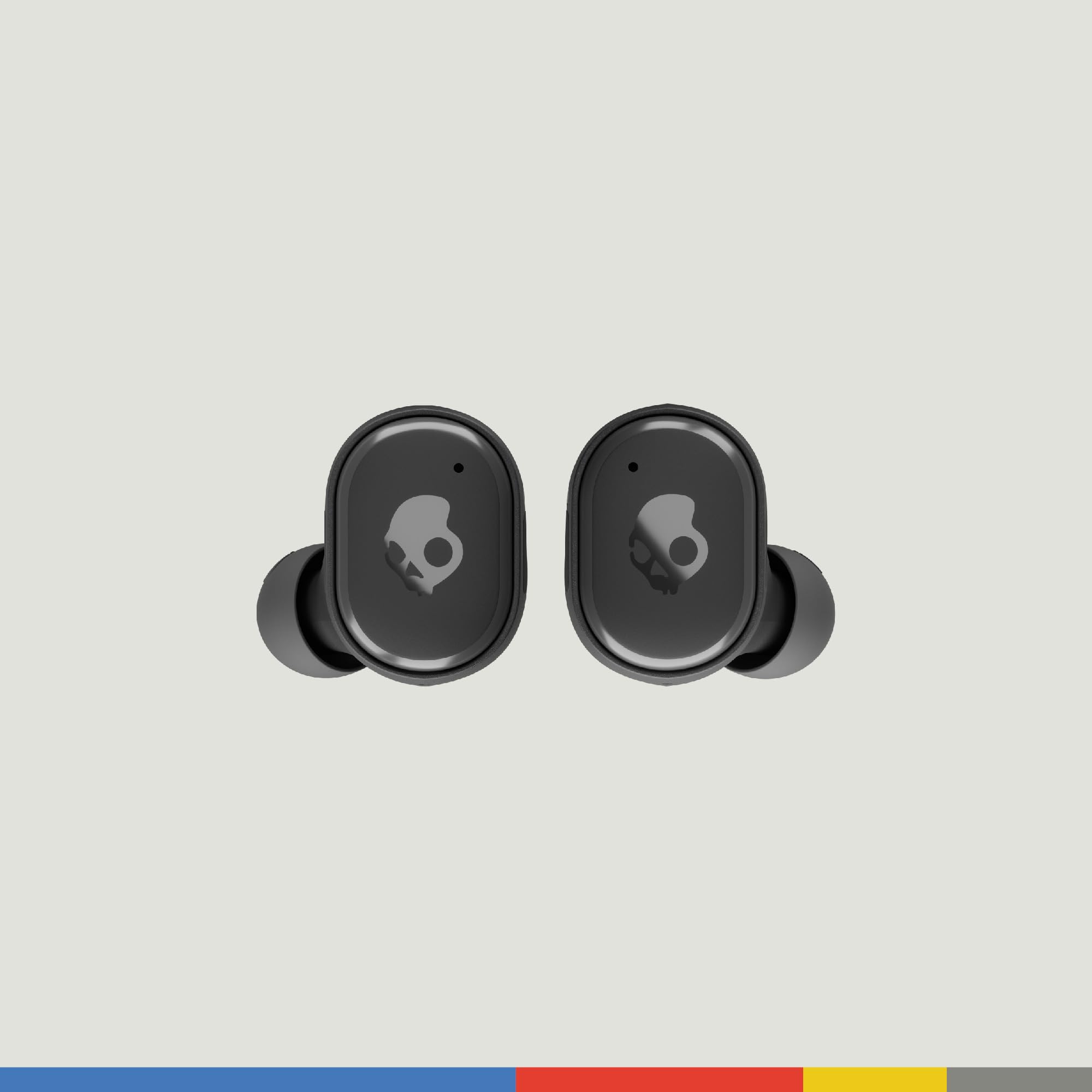Skullcandy Grind Wireless Bluetooth Earbuds with 40-Hour Battery, Skull-iQ Smart Feature, Built-in Mic & Alexa Support - Compatible with iPhone, Android & Bluetooth Devices (True Black) - Perfect for Workouts, Commuting & Hands-Free Calls