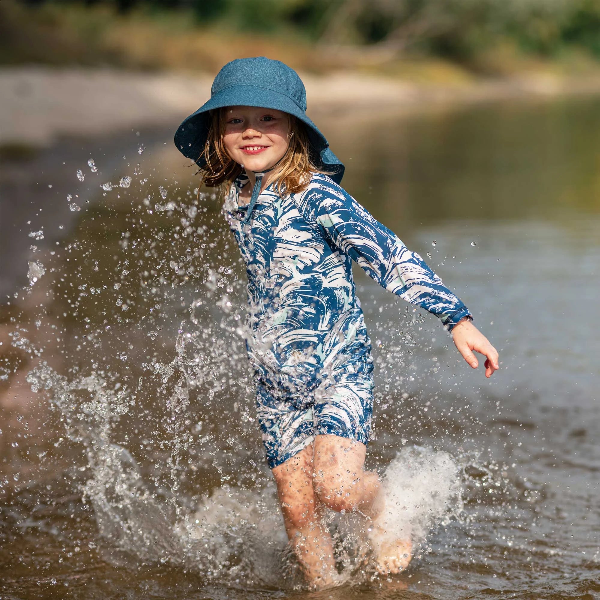 Jan & Jul Sun & Splash 2-Piece UV Protection Swim Suit for Kids - UPF 50+ Rash Guard & Swim Shorts Set - Perfect for Beach, Pool & Outdoor Water Activities