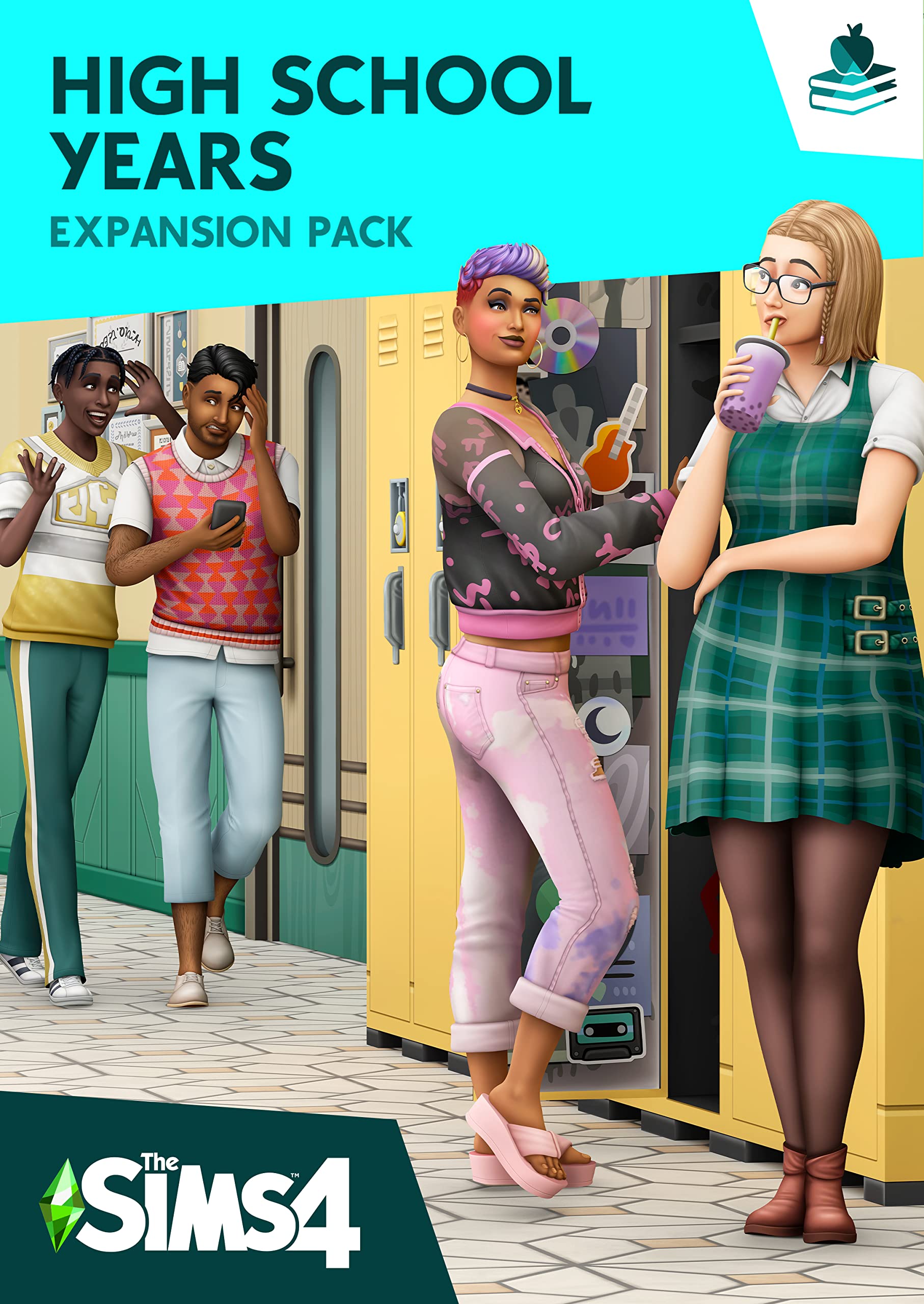 The Sims 4 High School Years Expansion Pack (EP12) - PC/Mac Digital Download Code - English Version | Virtual High School Life Simulation Game for Teens & Young Adults
