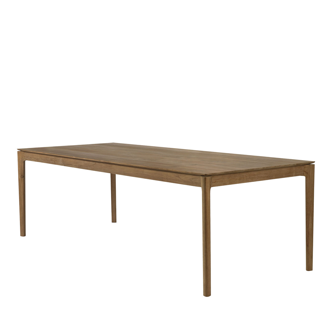 Modern Bok Dining Table - Solid Wood Kitchen Table for 6 - Stylish & Durable Home Furniture for Dining Room, Kitchen, or Breakfast Nook