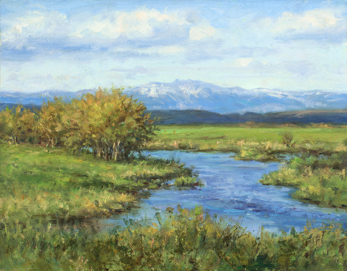 Spring Runoff on Camas Creek - Stunning Nature Landscape Wall Art Print for Home & Office Decor | Perfect for Living Rooms, Bedrooms & Offices