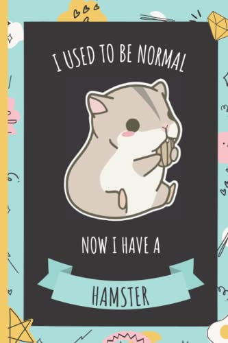 Funny Hamster Lover Notebook - 6x9 Inches, 110 Pages - Perfect Gift for Hamster Owners | Cute Journal for Hamster Enthusiasts | Great for Notes, School, Work & Pet Lovers