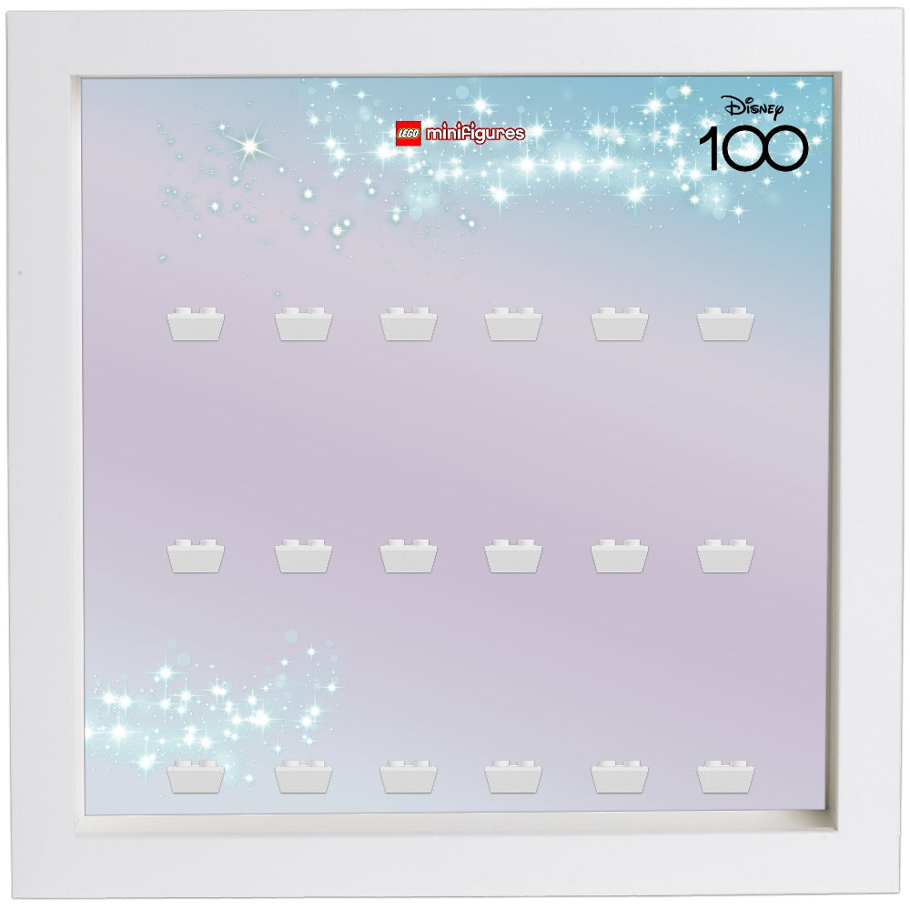 Lego® Disney 100 Minifigures Display Frame - Collectible Minifigure Showcase for Disney Fans | Perfect for Home Decor, Office Display & Gift Giving