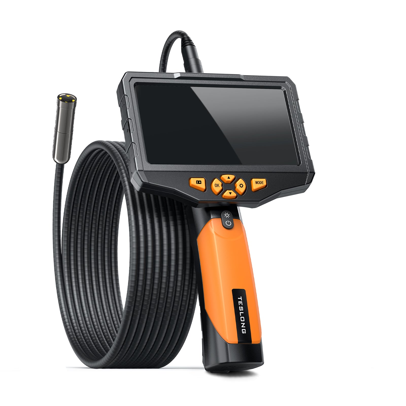 NTS300 Auto Focus Inspection Camera with 5 Inch HD Screen - Endoscope Borescope for Automotive, Plumbing, HVAC & Home Repair - Waterproof Industrial Camera with LED Lights for Hard-to-Reach Areas