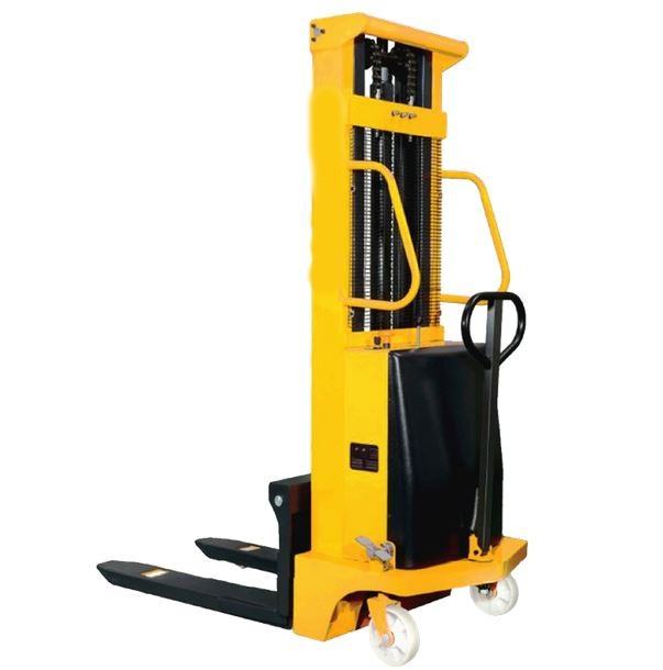 Aiko 1.5 Ton Semi Electric Stacker with PU Wheels - 3m Lifting Height | Model PT CTD1.5/3.0 | Ideal for Warehouse, Factory & Logistics Material Handling