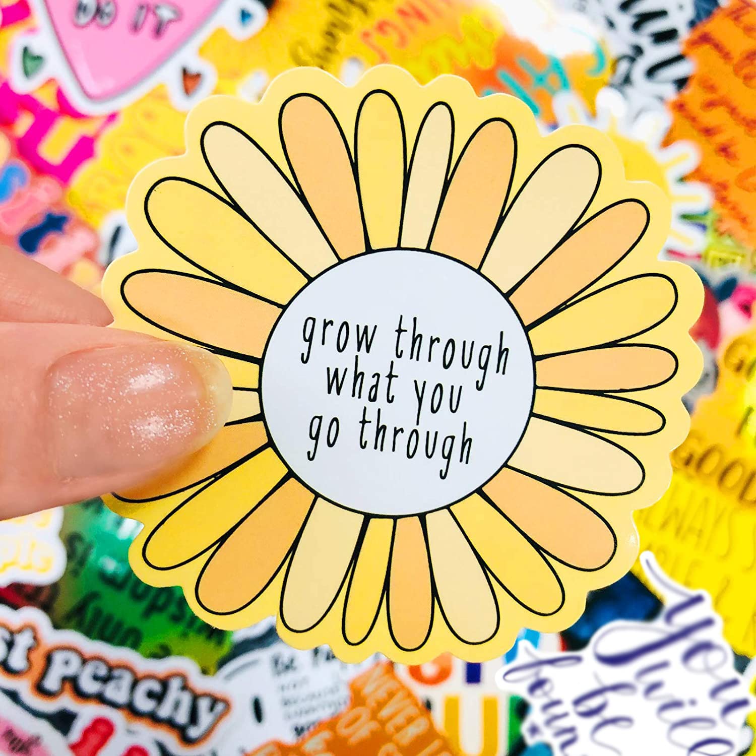 200Pcs Motivational Stickers - Inspirational Quote Stickers for Adults, Students, Teachers & Employees - Waterproof Vinyl Stickers for Water Bottles, Laptops, Scrapbooks & Journals - Perfect for Office, School, Planner & DIY Projects
