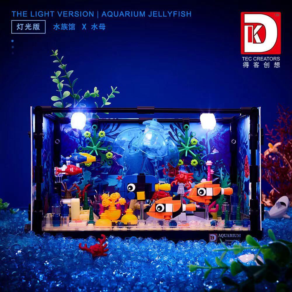 DK Underwater World Aquaria Series - Premium Fish Tank Decorations for Home & Office | Enhance Your Aquarium with Stunning Underwater Scenes