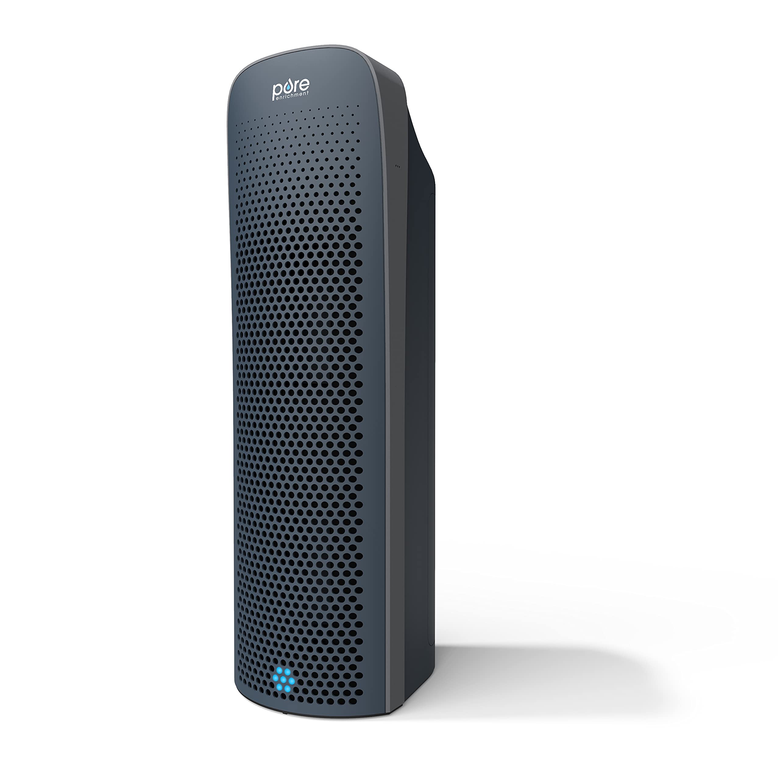 Pure Enrichment PureZone Elite True HEPA Large Room Air Purifier with Air Quality Monitor - 4 Stage Filtration & UV-C Light - Eliminates Bacteria, Smoke, Pollen & Dust - Graphite - Perfect for Bedrooms, Living Rooms & Offices