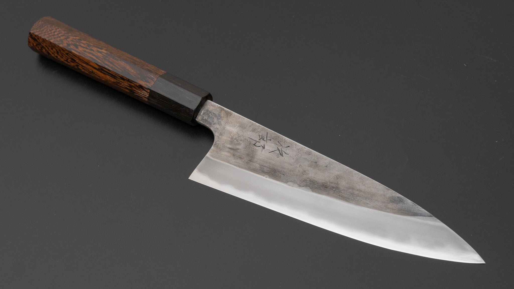 Premium Jiro Tsuchime Petty Knife 150mm - Japanese High Carbon Steel Blade with Taihei Tagayasan Handle (#552) - Perfect for Slicing, Dicing & Precision Kitchen Tasks