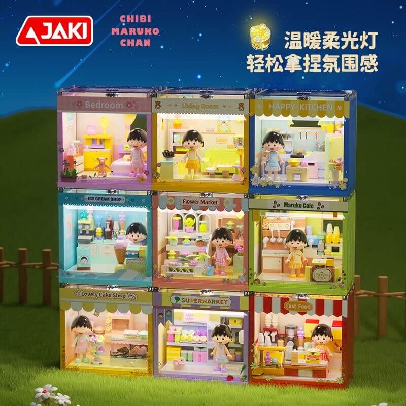 JAKI Chibi Maruko-chan Series Cute Anime Keycaps - Perfect for Mechanical Keyboard Enthusiasts & Anime Fans