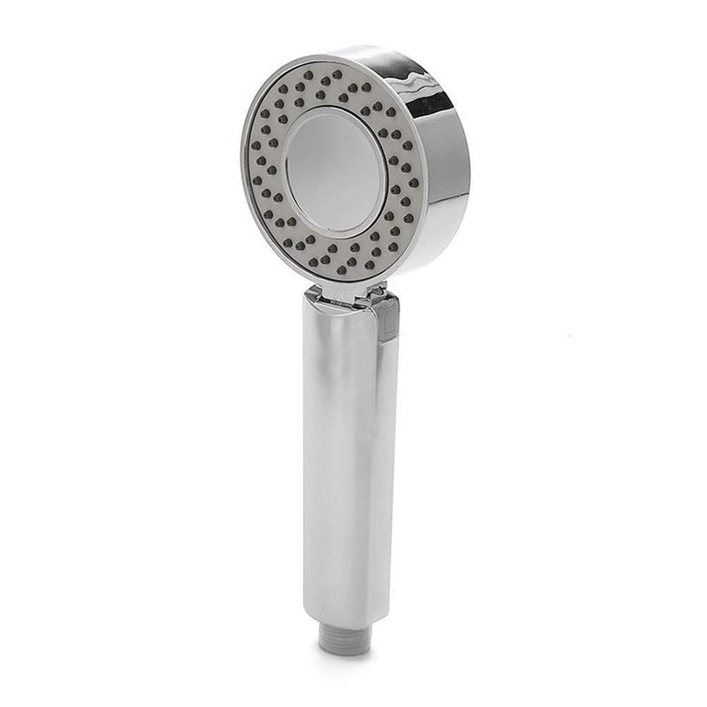 ZXY-NAN High Pressure LED Handheld Shower Head - Dual Spray Chrome ABS Water Saving Showerhead with Boost Function | Perfect for Bathroom Renovation & Spa-Like Shower Experience