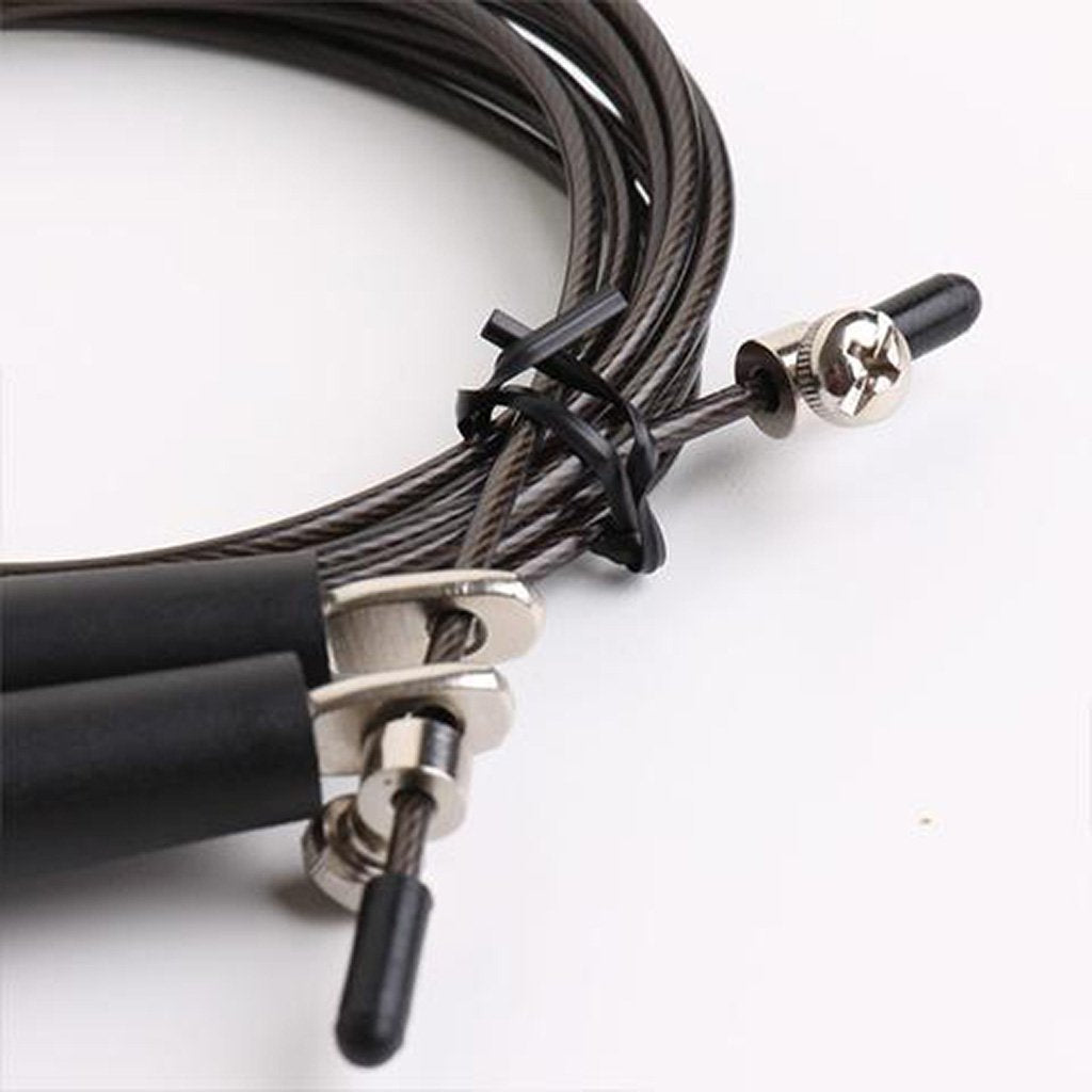 Adjustable Ball Bearing Speed Jump Rope - Professional Cable Skipping Rope for CrossFit, Boxing, Cardio & Home Workouts