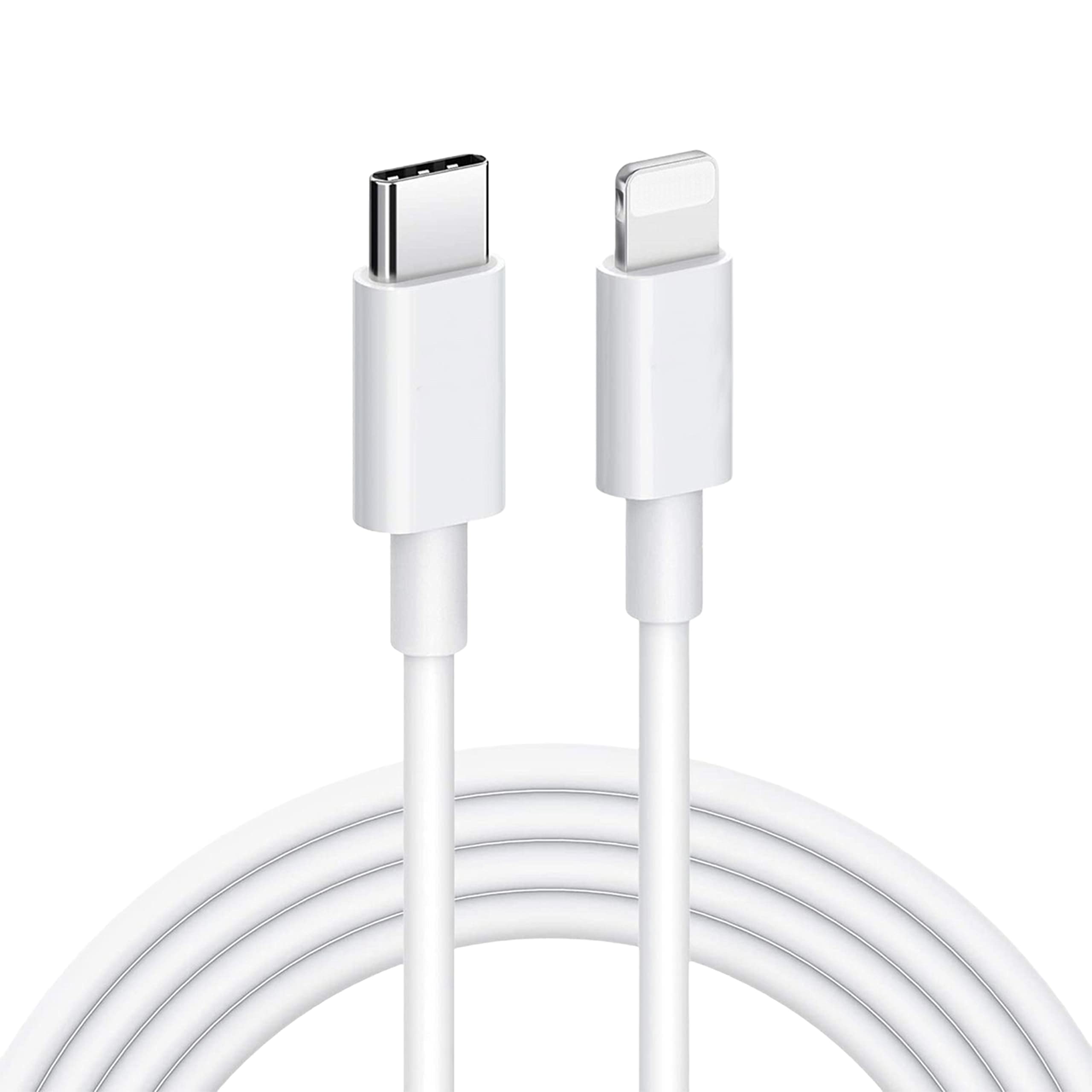 Premium iPhone Fast Charging Cable - USB C to Lightning Cable 3.1A High Speed Charger Cord Compatible with iPhone 14/13/12/11 Pro Max/X/XS/XR - 3.3ft White | Perfect for Home, Office & Travel Charging