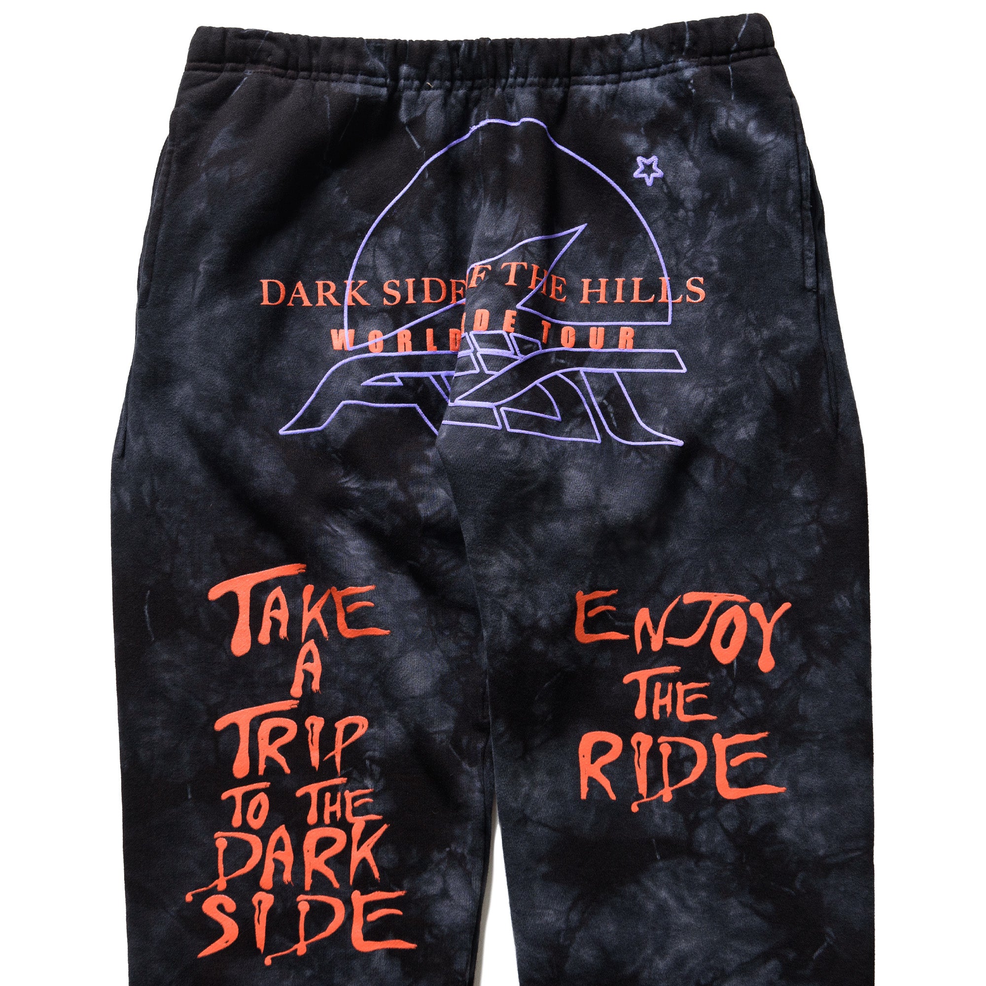 Always On Tour Dark Side Sweatpants for Men - Comfortable Black Jogger Pants - Perfect for Gym, Lounge & Streetwear Fashion