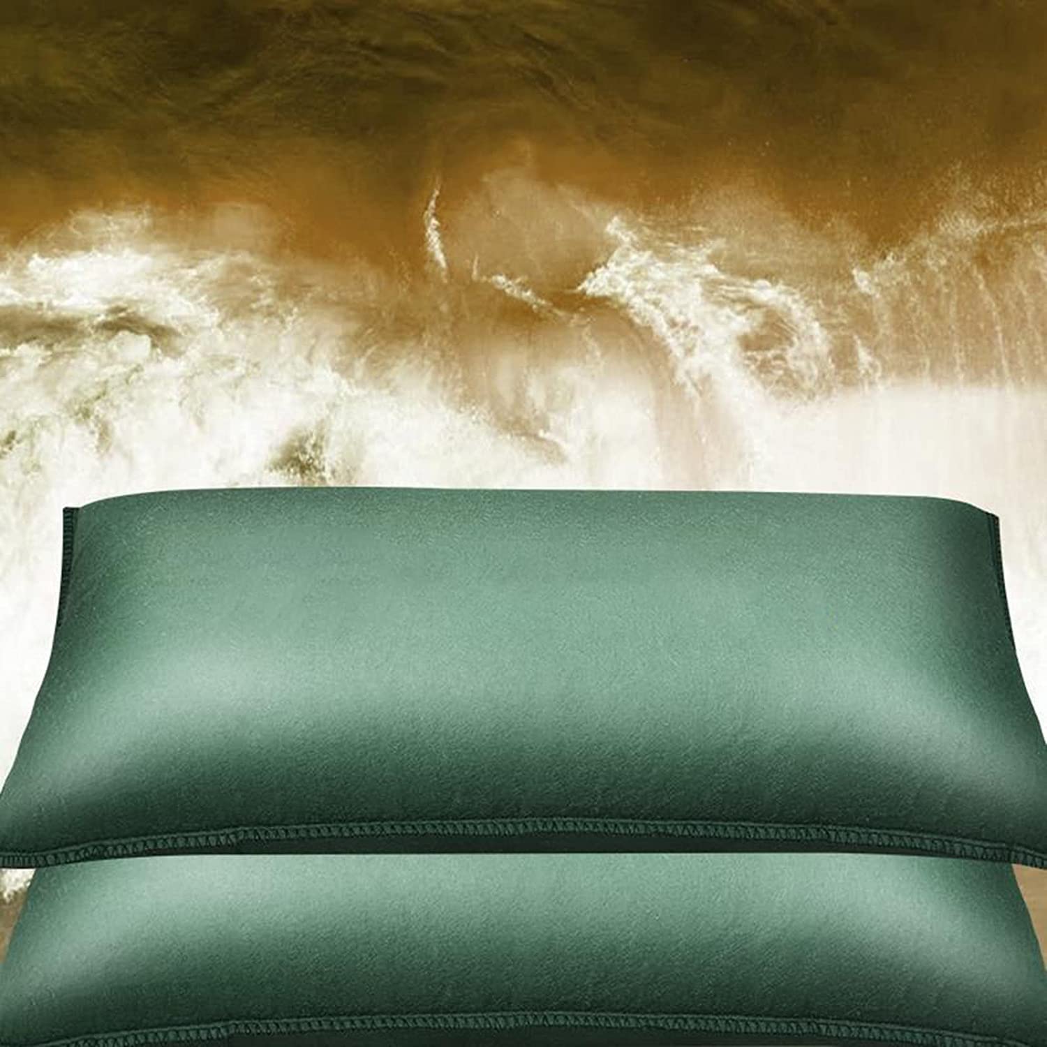 MBROS 10Pcs Reusable Flood Barrier Sand Bags - Heavy Duty Thickened Canvas Water Absorbent Sandless Bags (25x50cm) for Rainwater Control, Garage Protection & Emergency Flood Prevention - Perfect for Home, Business & Storm Preparedness