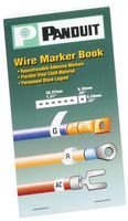 PANDUIT PCMB-3 Cable Identification Markers - Durable Wire Labels for Network, Data Center & Electrical Wiring Organization (100-Pack) - Perfect for Server Racks, Patch Panels & Industrial Cable Management
