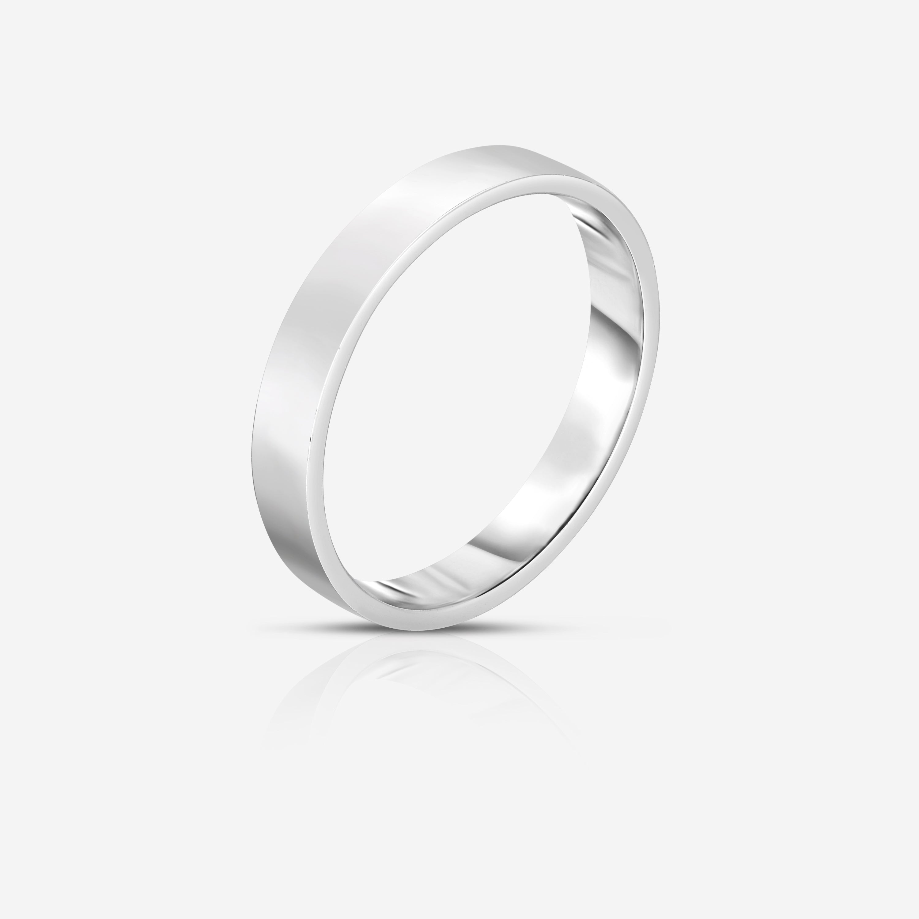 4mm Flat Wedding Band for Women & Men - Classic Comfort Fit Tungsten Carbide Ring - Perfect for Engagement, Anniversary & Everyday Wear