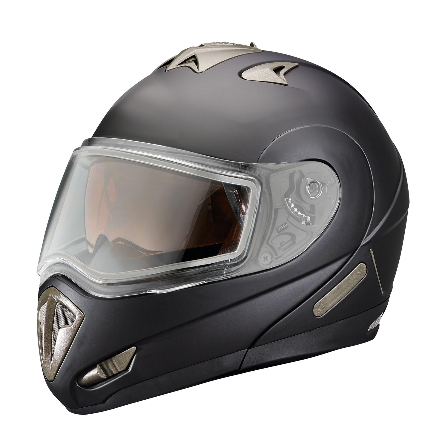 **Polaris Off Road Modular 1.0 Adult ATV Helmet with Dual-Pane Shield – Black Matte – Durable & Comfortable for Trail Riding, Hunting & Outdoor Adventures**