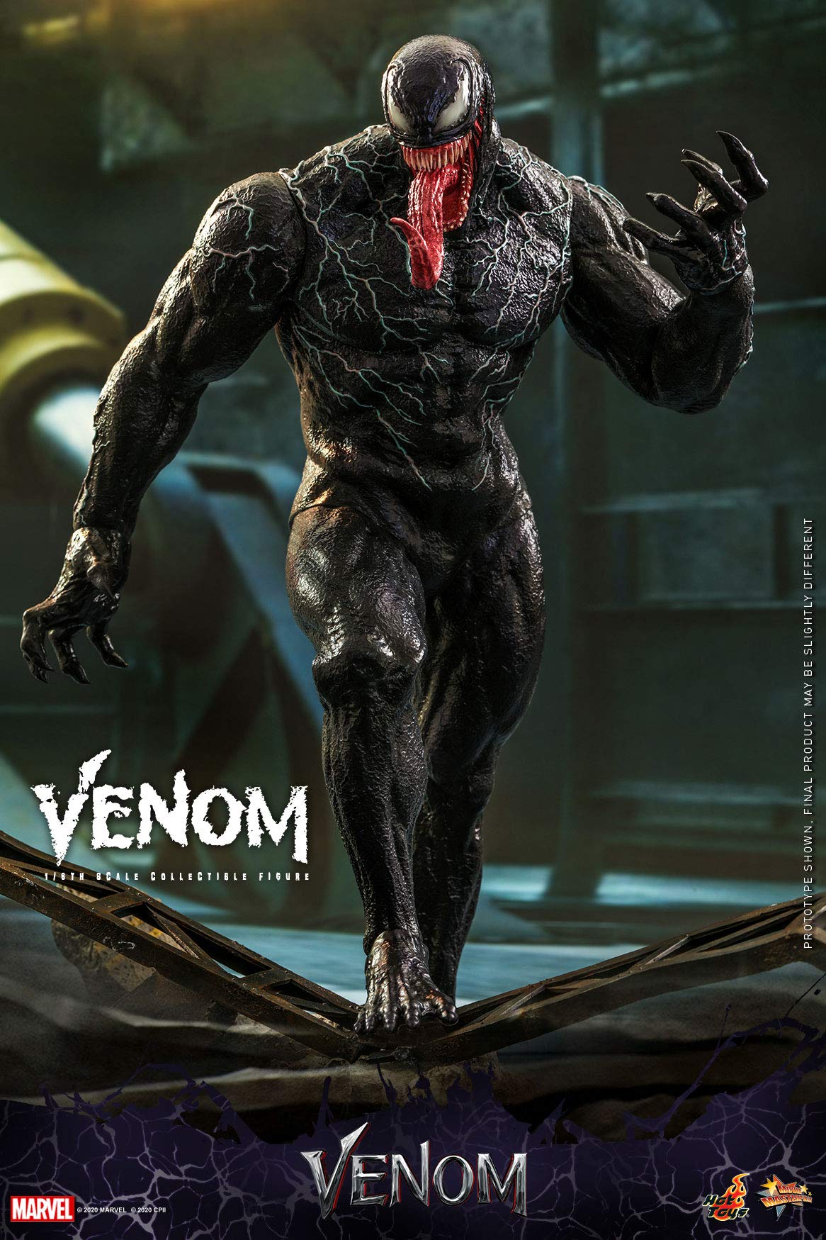Hot Toys Marvel Venom 1/6 Scale Collectible Action Figure - Premium Movie-Inspired Superhero Model for Display & Collection