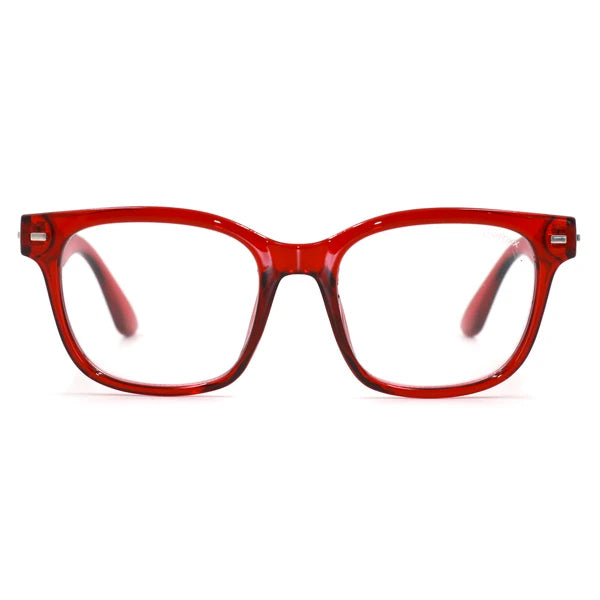 Stella Prescription Red Glasses - Trendy & Stylish Eyewear for Women & Men | Perfect for Reading, Driving & Fashion Accessories