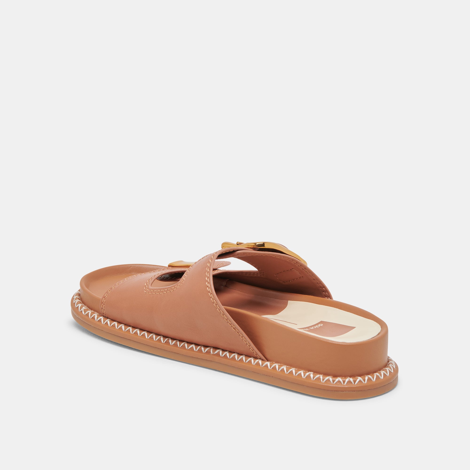 SEVANA Women's Leather Sandals - Genuine Saddle Leather Comfortable Slip-On Summer Shoes for Beach, Vacation & Casual Outings