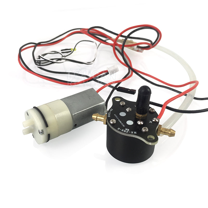 Henglong 1/16 RC Tank Metal Rotary Smoke Gearbox - Open Fire Flash Smoke Generator for DIY Tank Models | Perfect for Battle Simulation & RC Tank Upgrades