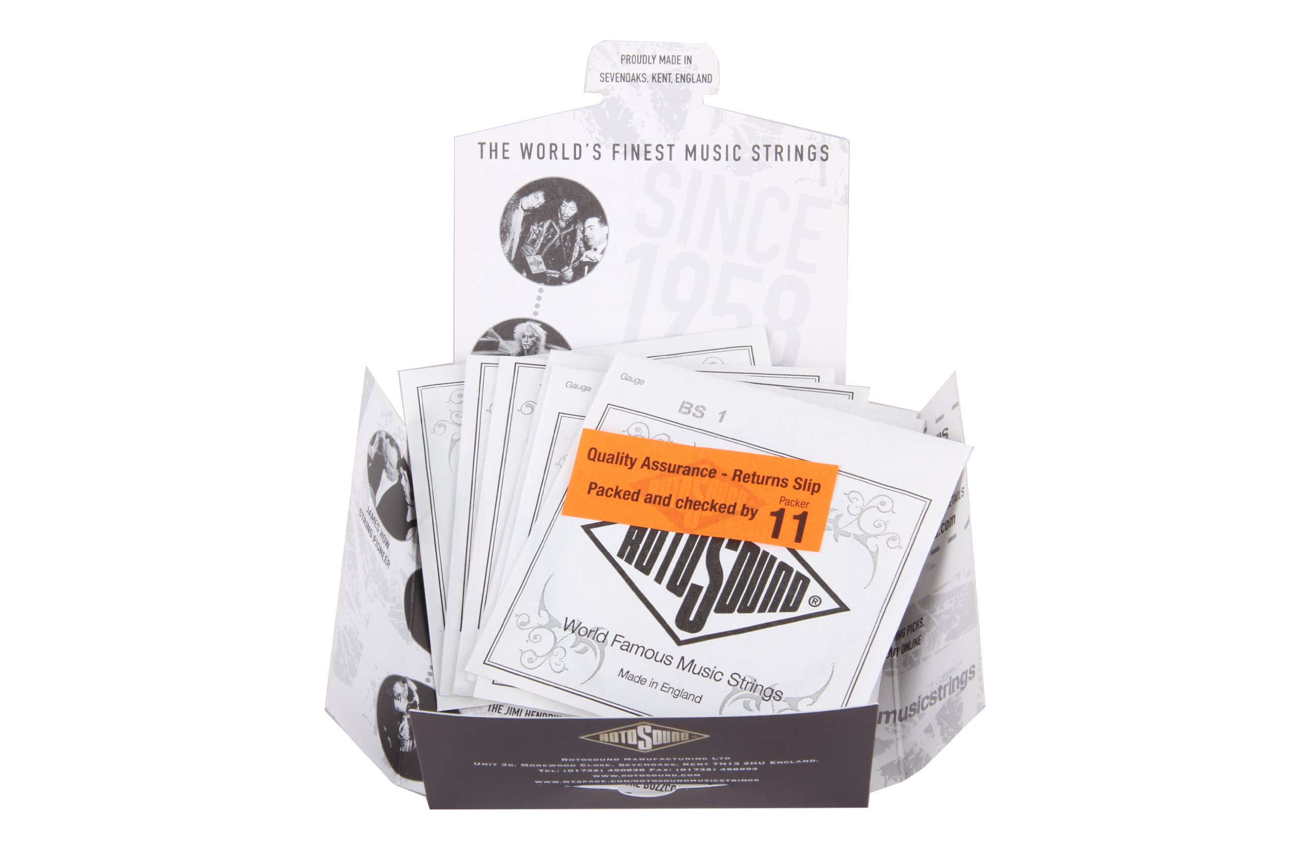 Rotosound CL4 Black N' Silver Classical Guitar Strings - Nylon Strings for Classical & Flamenco Guitar - Perfect for Beginners & Professionals
